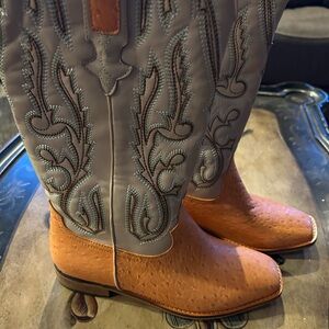 Western Leather Cowboy Boots